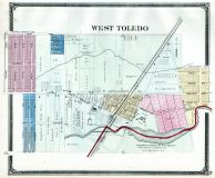 Toledo - West, Lucas County and Part of Wood County 1875 Including Toledo